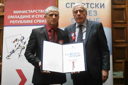 Igor Kovačić dobio Majsku nagradu Sportskog saveza Srbije